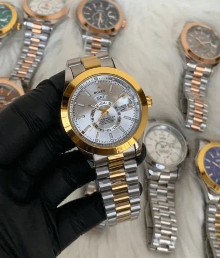 Sky Dweller Classic Quartz Watch with Day & Date